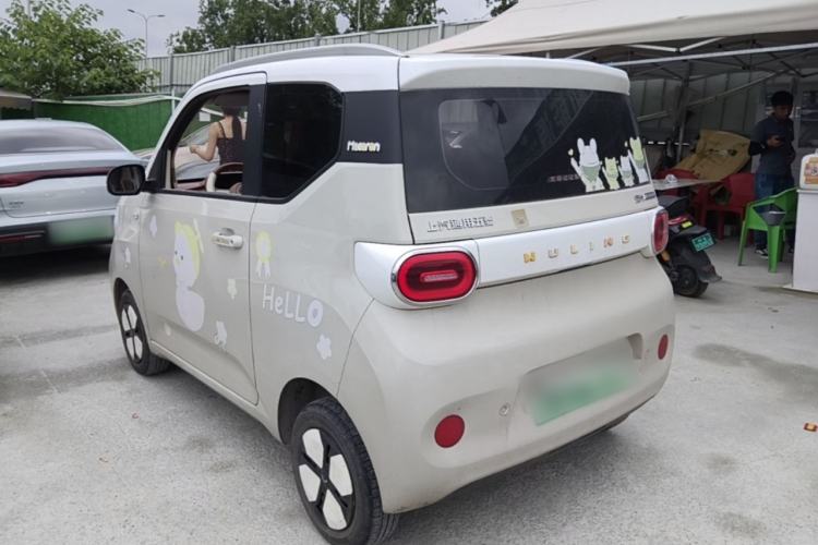 Used Wuling Hongguang MINIEV 2024 3rd Generation 215km Advanced Version Rear Left 45 Deg