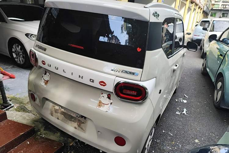 Used Wuling Hongguang MINIEV 2024 3rd Generation 215km Advanced Version Rear Right 45 Deg