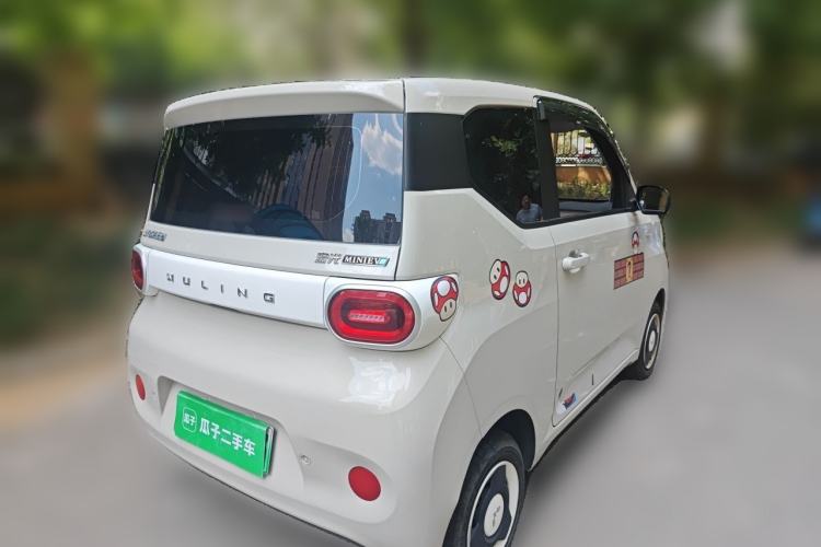 Used Wuling Hongguang MINIEV 2024 3rd Generation 215km Youth Edition Rear Right 45 Deg