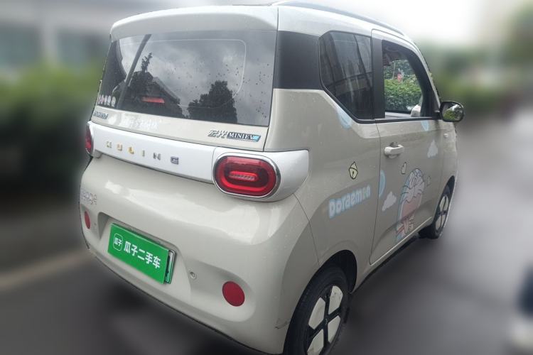 Used Wuling Hongguang MINIEV 2024 3rd Generation 215km Advanced Version Rear Right 45 Deg