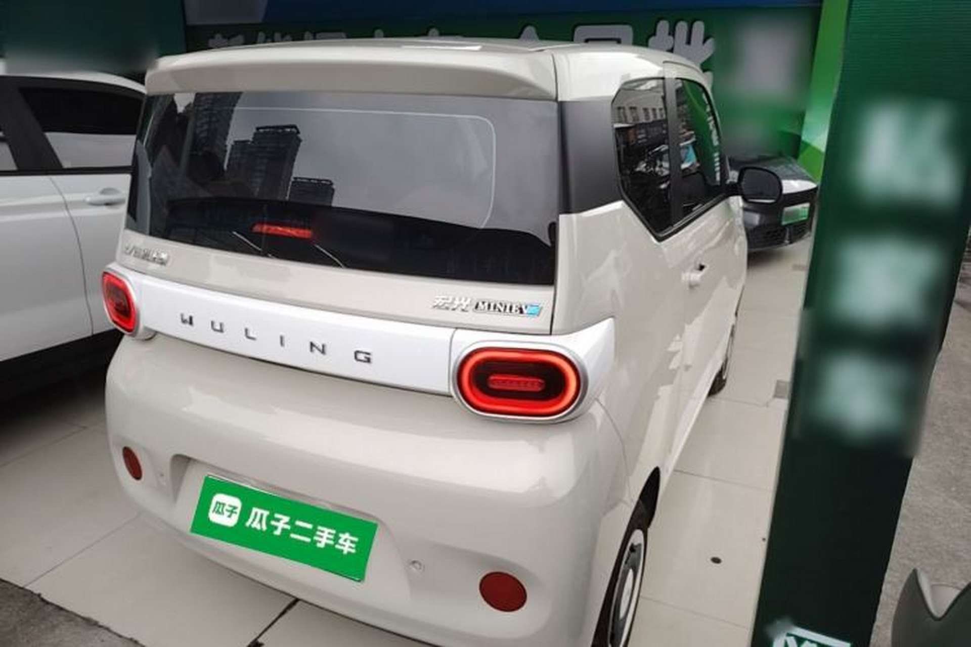 Used Wuling Hongguang MINIEV 2024 3rd Generation 215km Youth Edition Rear Right 45 Deg