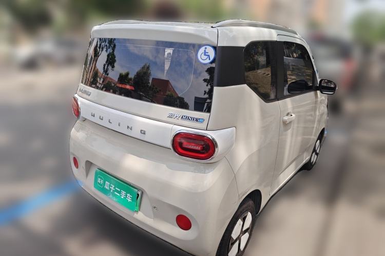 Used Wuling Hongguang MINIEV 2024 3rd Generation 215km Advanced Version Rear Right 45 Deg