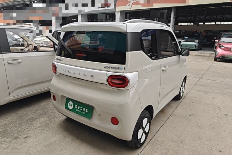 Used Wuling Hongguang MINIEV 2024 3rd Generation 215km Advanced Version Rear Right 45 Deg