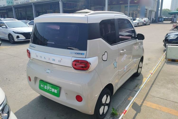 Used Wuling Hongguang MINIEV 2024 3rd Generation 215km Advanced Version Rear Right 45 Deg