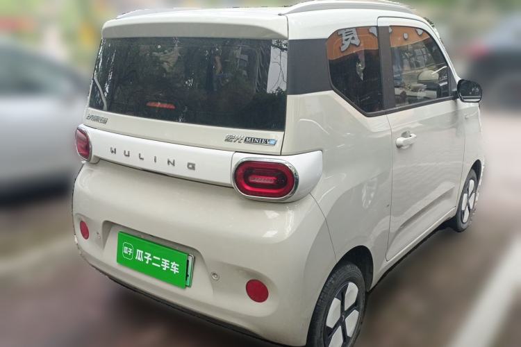 Used Wuling Hongguang MINIEV 2024 3rd Generation 215km Advanced Version Rear Right 45 Deg