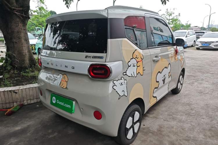 Used Wuling Hongguang MINIEV 2024 3rd Generation 215km Youth Edition Rear Right 45 Deg