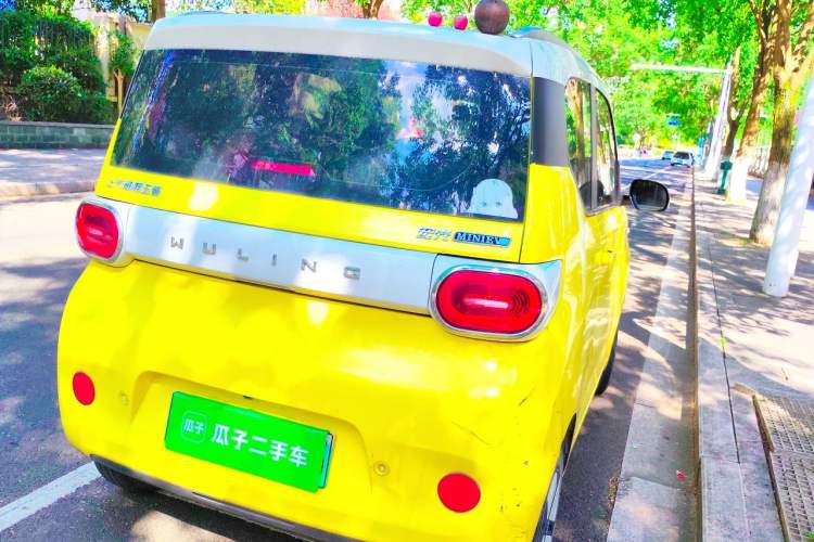 Used Wuling Hongguang MINIEV 2024 3rd Generation 215km Advanced Version Rear Right 45 Deg