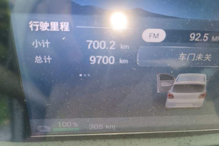 Used Wuling Hongguang MINIEV 2025 Four-Door Version Advanced Edition Odometer Close Up