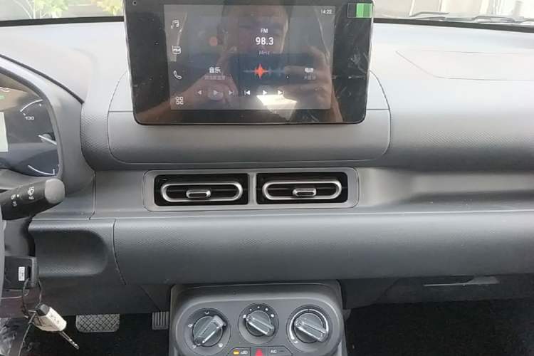 Used Wuling Hongguang New Energy 2024 All-Electric Model 300KM Standard Version Audio And AC Panel