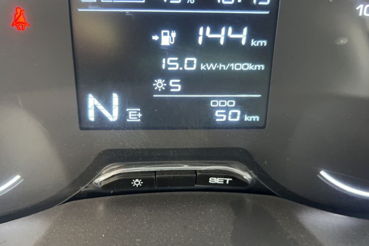 Used Wuling Hongguang New Energy 2024 All-Electric Model 300KM Standard Version Odometer Close Up
