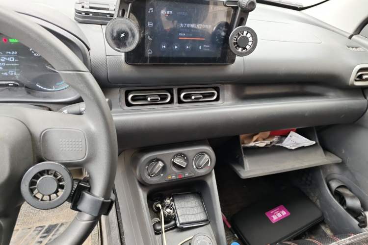 Used Wuling Hongguang New Energy 2024 All-Electric Model 300KM Standard Version Audio And AC Panel