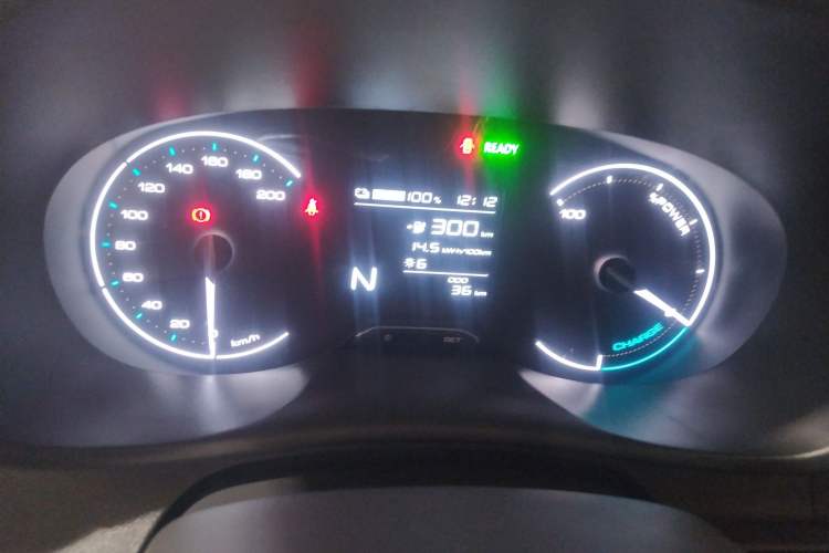 Used Wuling Hongguang New Energy 2024 All-Electric Model 300KM Standard Version Instrument Cluster