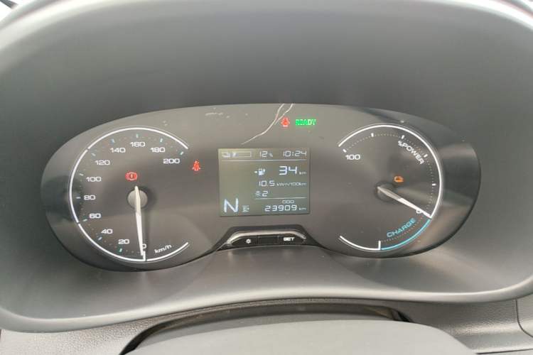 Used Wuling Hongguang New Energy 2024 All-Electric Model 300KM Practical Version Instrument Cluster