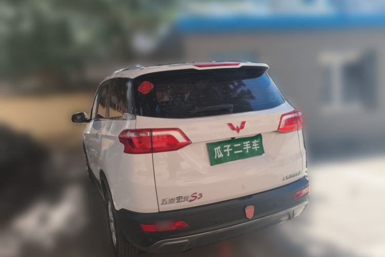 Used Wuling Hongguang S3 2018 1.5L Manual Luxury Model China V Standard Rear Left 45 Deg