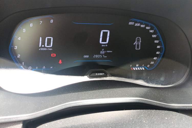 Used Wuling Hongguang S3 2019 1.5L Manual Comfort Model China VI Standard Odometer Close Up