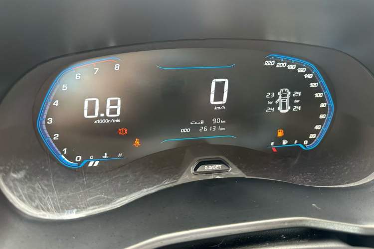 Used Wuling Hongguang S3 2019 1.5L Manual Comfort Model China VI Standard Odometer Close Up