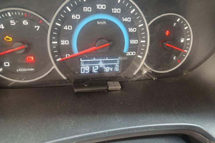 Used Wuling Hongguang V 2019 1.5L Enjoyment Version China VI LAR Odometer Close Up
