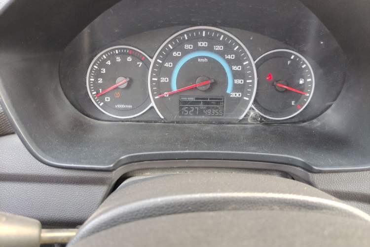 Used Wuling Hongguang V 2021 1.5L Enjoyment Edition LAR Odometer Close Up