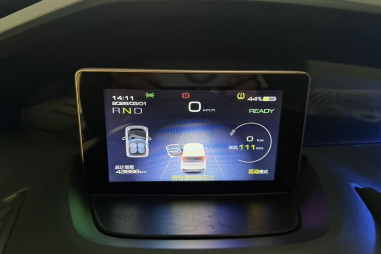 Used Wuling NAMMIEV 2021 Playful Model – High-Power Version Odometer Close Up