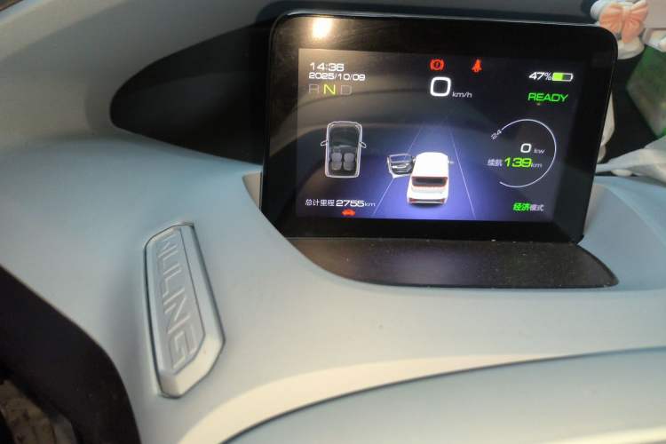 Used Wuling NAMMIEV 2022 Enjoyment Model Odometer Close Up
