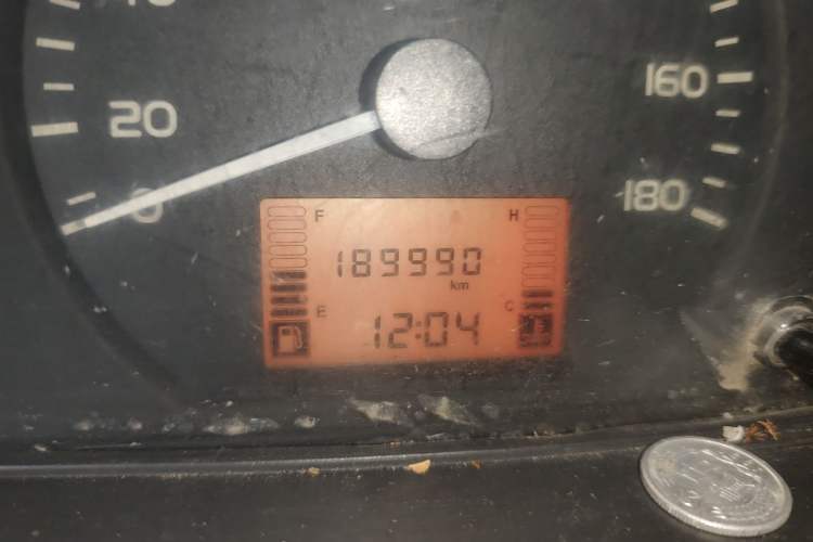 Used Wuling Rongguang 2011 1.2L Base Version Odometer Close Up