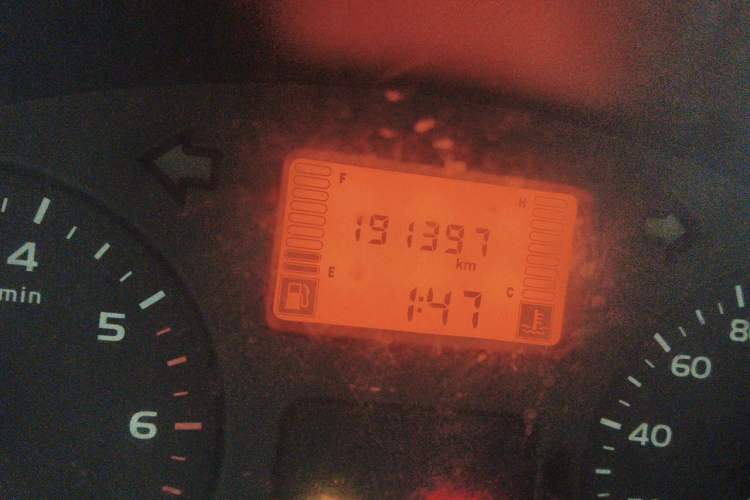 Used Wuling Rongguang 2011 1.2L Base Version Odometer Close Up