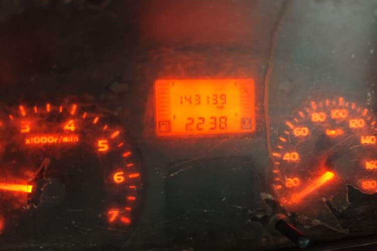 Used Wuling Rongguang 2011 1.2L Base Version Odometer Close Up