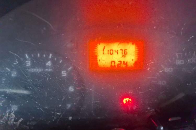 Used Wuling Rongguang  Odometer Close Up
