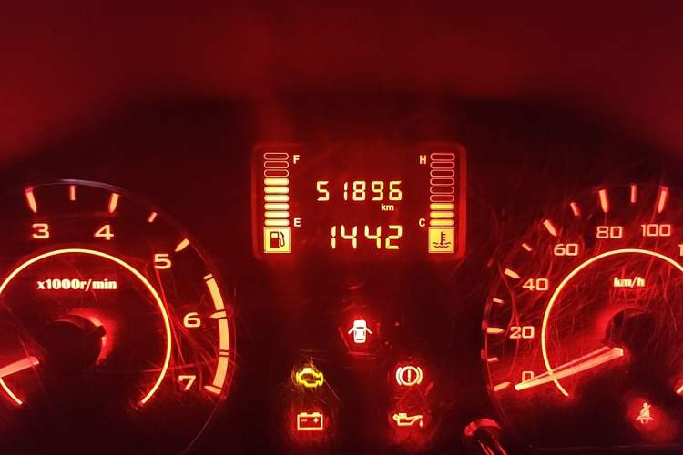 Used Wuling Rongguang 2021 1.5L Extended Standard Version with Air Conditioning – L3C Odometer Close Up