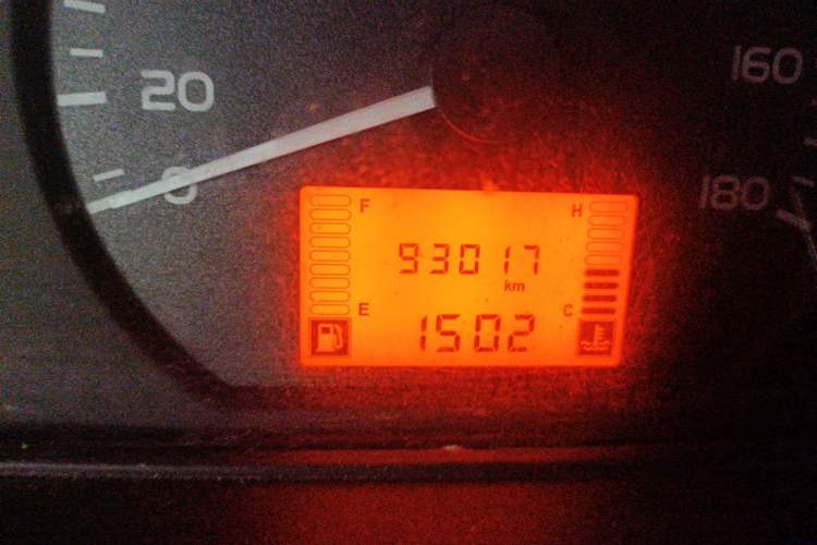 Used Wuling Rongguang 2021 1.5L Extended Basic Enclosed-Window Vehicle 2 Seats L3C Odometer Close Up