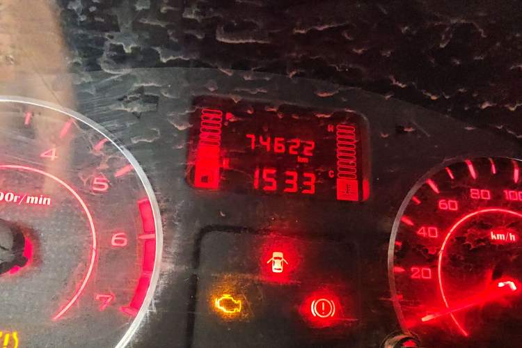 Used Wuling Rongguang 2021 1.5L Extended Standard Version with Air Conditioning – L3C Odometer Close Up