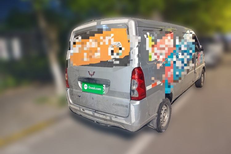Used Wuling Rongguang EV 2020 Enclosed Window Version Base Model 2 Seats 300 KM Rear Right 45 Deg