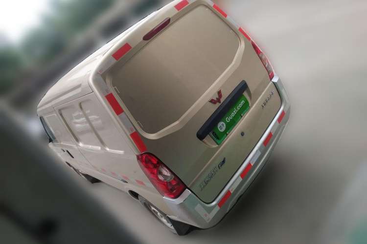 Used Wuling Rongguang EV 2022 Basic Model Enclosed-Window Vehicle with 2 Seats Equipped with Penghui Battery Rear Left 45 Deg