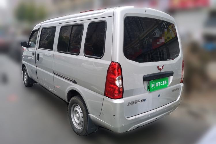 Used Wuling Rongguang EV 2022 Basic Passenger Bus Powered by Penghui Battery Rear Left 45 Deg