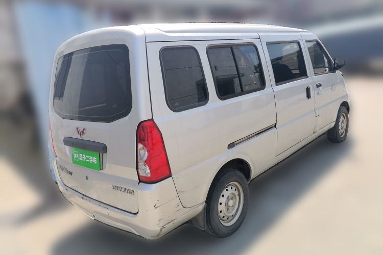 Used Wuling Rongguang EV 2022 Basic Passenger Bus Powered by Penghui Battery Rear Right 45 Deg