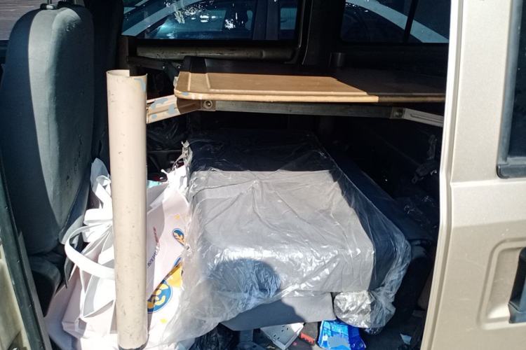 Used Wuling Rongguang EV 2022 Basic Passenger Bus Powered by Penghui Battery Left Rear Seat