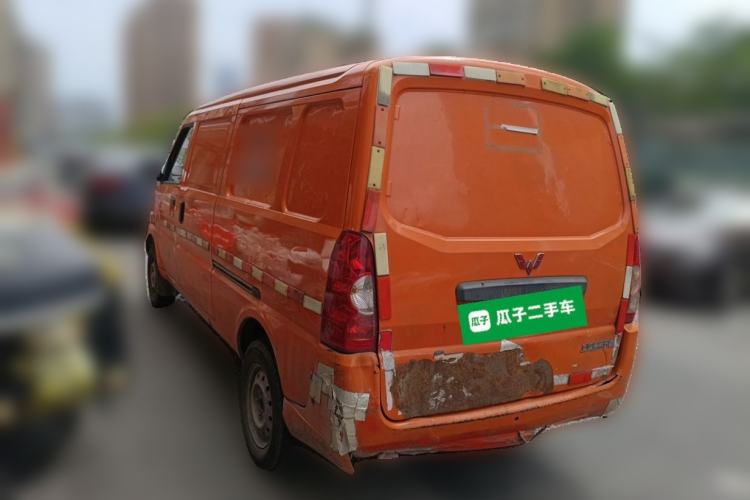 Used Wuling Rongguang EV 2022 Basic Model Enclosed-Window Vehicle with 2 Seats Equipped with Penghui Battery Rear Left 45 Deg