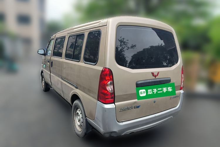Used Wuling Rongguang EV 2022 Basic Passenger Bus Powered by Penghui Battery Rear Left 45 Deg
