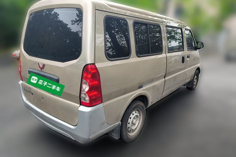 Used Wuling Rongguang EV 2022 Basic Passenger Bus Powered by Penghui Battery Rear Right 45 Deg