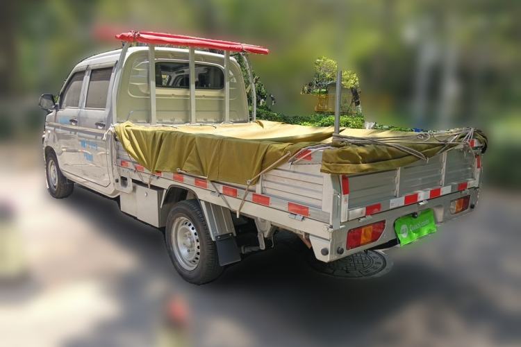 Used Wuling Rongguang New Truck 2023 2.0L Double-Cab Extended-Size Base Version LJM20B Rear Left 45 Deg