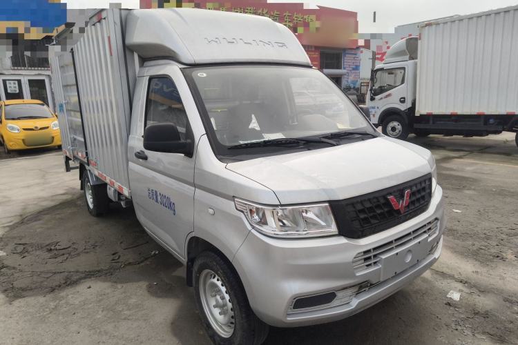 Used Wuling Rongguang New Truck EV 2023 Container Truck Single Row Single Layer Side-Opening Door Exterior 2