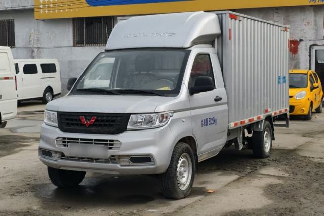 Used Wuling Rongguang New Truck EV 2023 Container Truck Single Row Single Layer Side-Opening Door