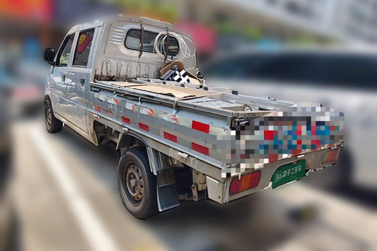 Used Wuling Rongguang Small Truck 2021 1.5L Standard Edition Air-Conditioned Double-Cab L3C Rear Left 45 Deg