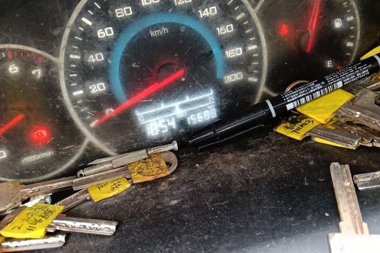 Used Wuling Rongguang V 2018 1.5L Standard Version Odometer Close Up