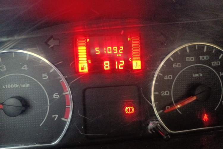 Used Wuling Rongguang V 2019 1.5L Window-Sealed Utility Model China VI LAR Odometer Close Up