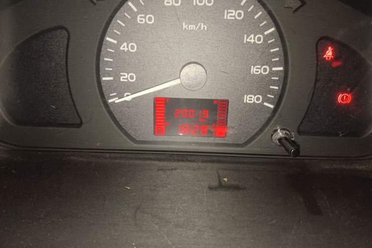 Used Wuling Rongguang V 2019 1.2L Van Utility Model Odometer Close Up