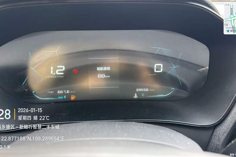 Used Wuling Victory 2020 1.5T Manual Elite Edition Odometer Close Up