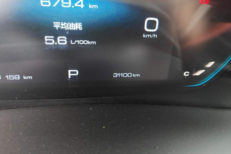 Used Wuling Victory 2020 1.5T CVT Flagship Edition Odometer Close Up