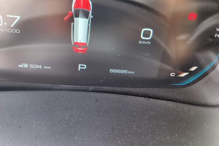 Used Wuling Victory 2020 1.5T CVT Flagship Edition Odometer Close Up