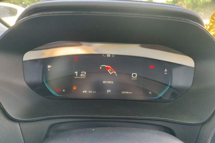 Used Wuling Victory 2020 1.5T CVT Flagship Edition Odometer Close Up